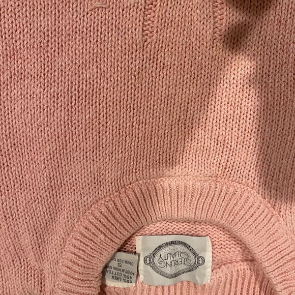 Sterling Quality Pink Pullover long sleevesSweater - Picture 4 of 5